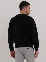 REPLAY CREWNECK SWEATSHIRT WITH ARCHIVE LOGO